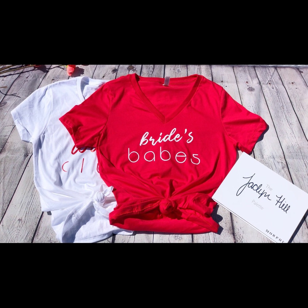 Custom bridesmaids tees